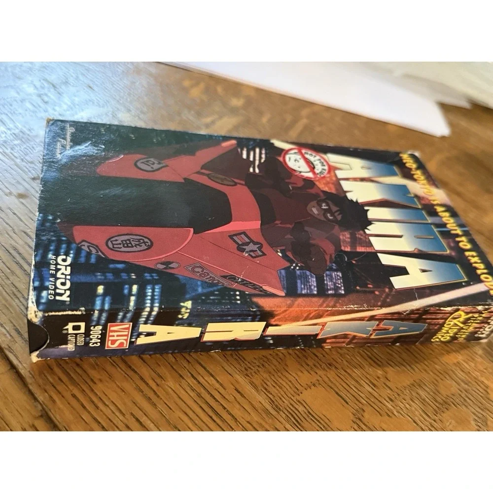 Akira 1989 VHS Anime English Version Katsuhiro Otomo R rated